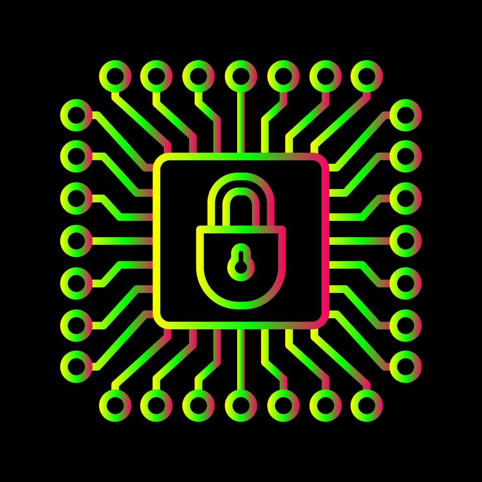 Cyber Protection Vector Icon