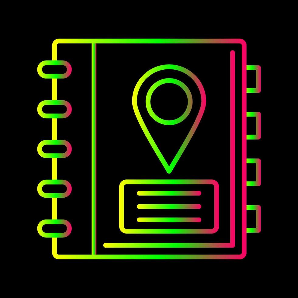 Address Book Vector Icon 20224725 Vector Art at Vecteezy