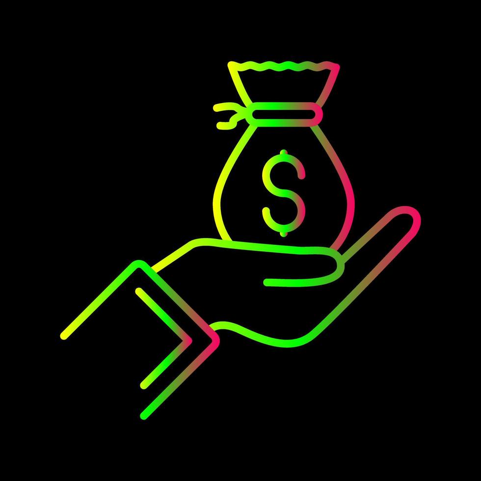 Wage Vector Icon