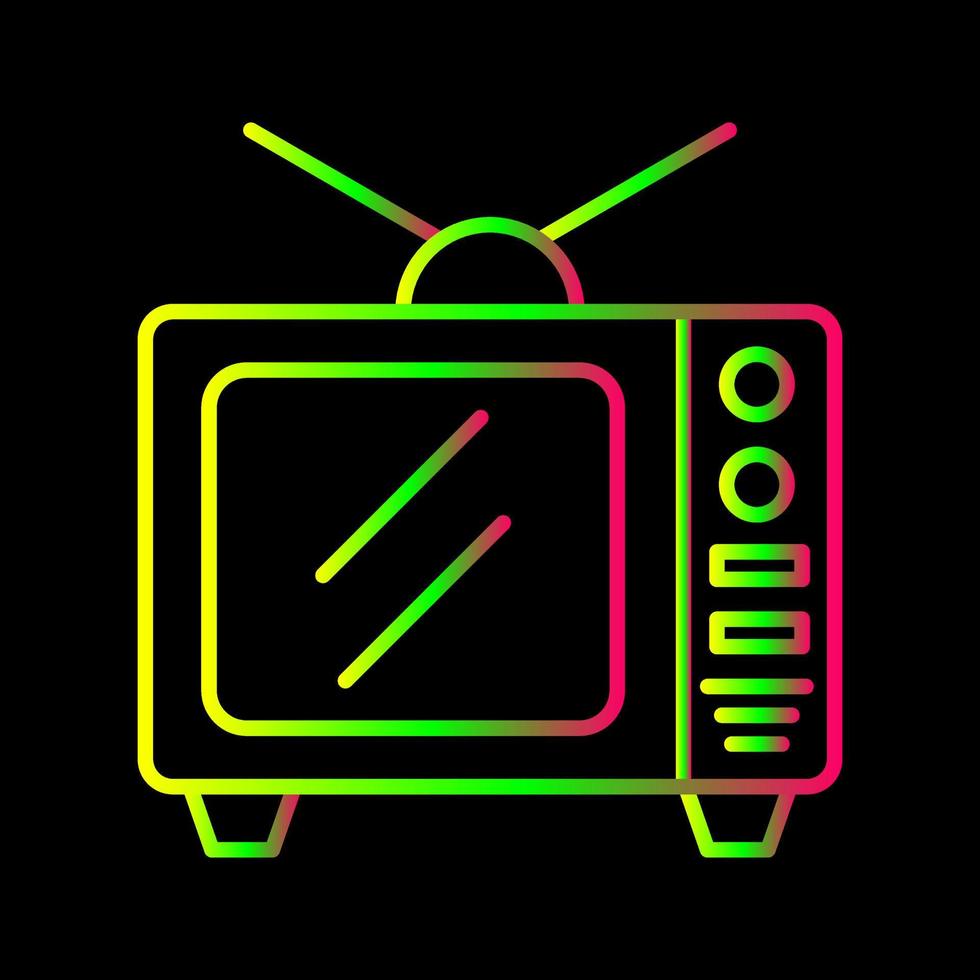 icono de vector de tv