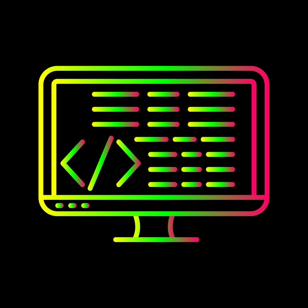 Coding Vector Icon