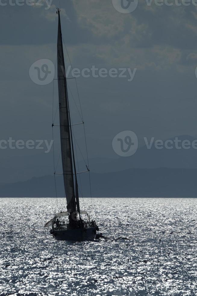 velero en Génova ligur mar foto