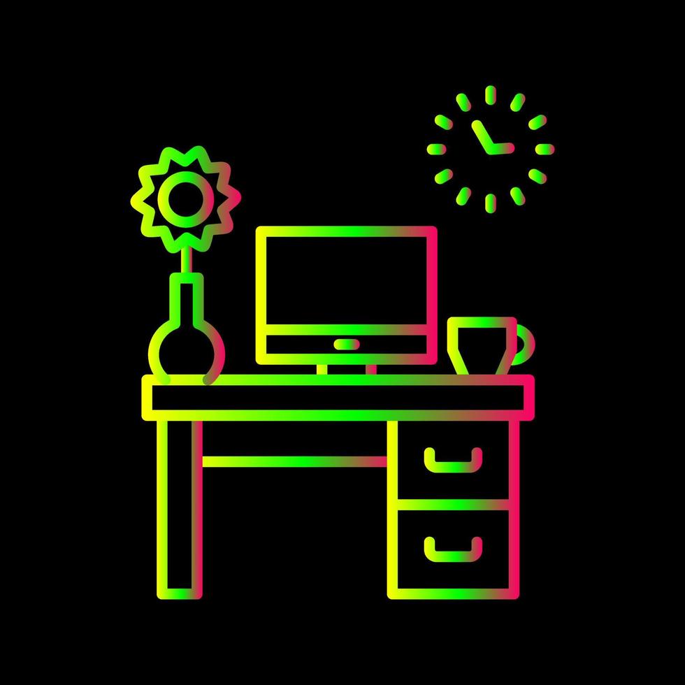 Work Table Vector Icon