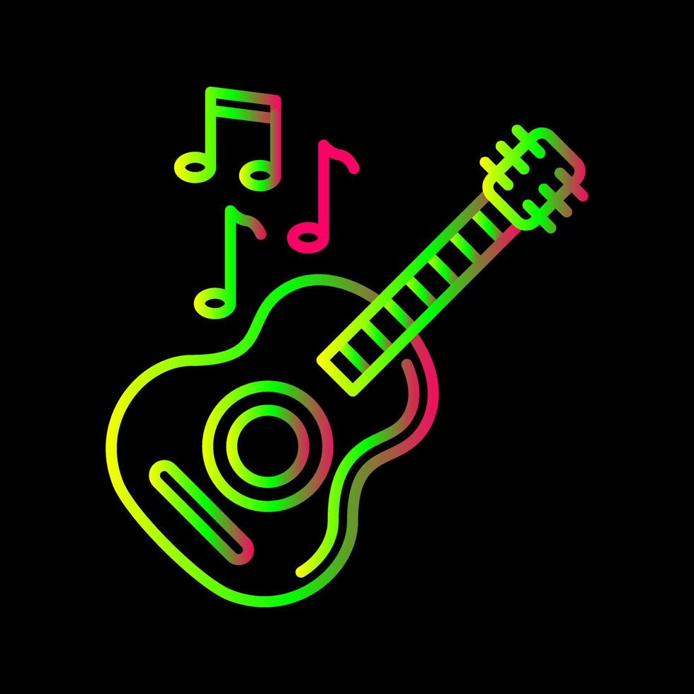 icono de vector de guitarra