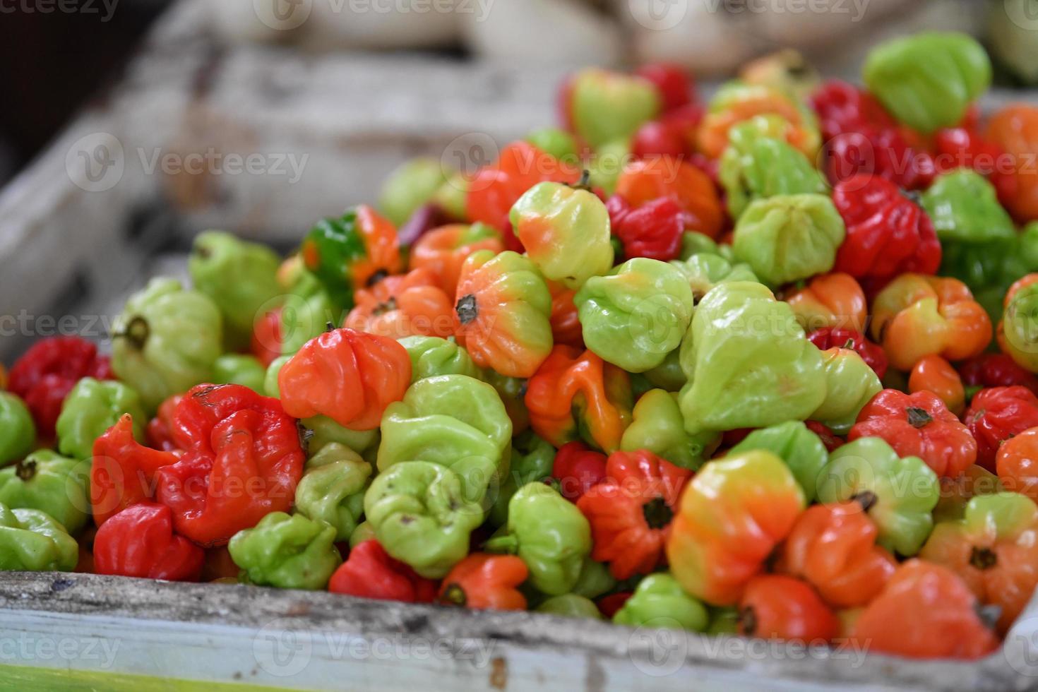 MALE, MALDIVES - MARCH, 4 2017 - People buying fruit and vegatbles photo