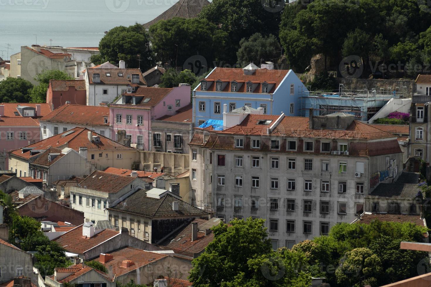 Lisbon aerial panorama landscape cityscape photo