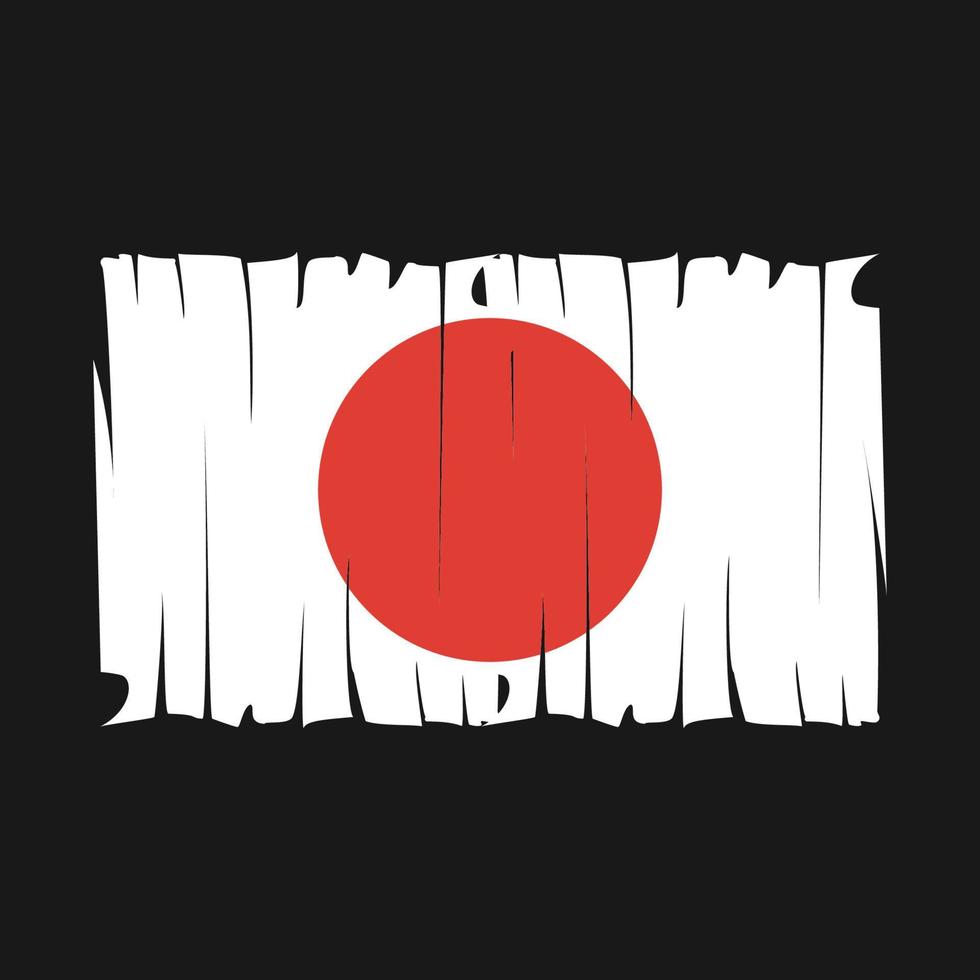 vector de bandera de japón