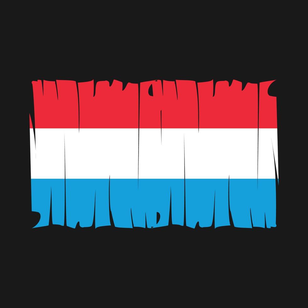 vector de bandera de luxemburgo