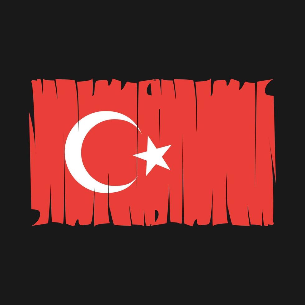 Turkey Flag Vector