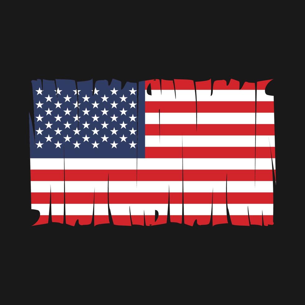 vector de bandera americana