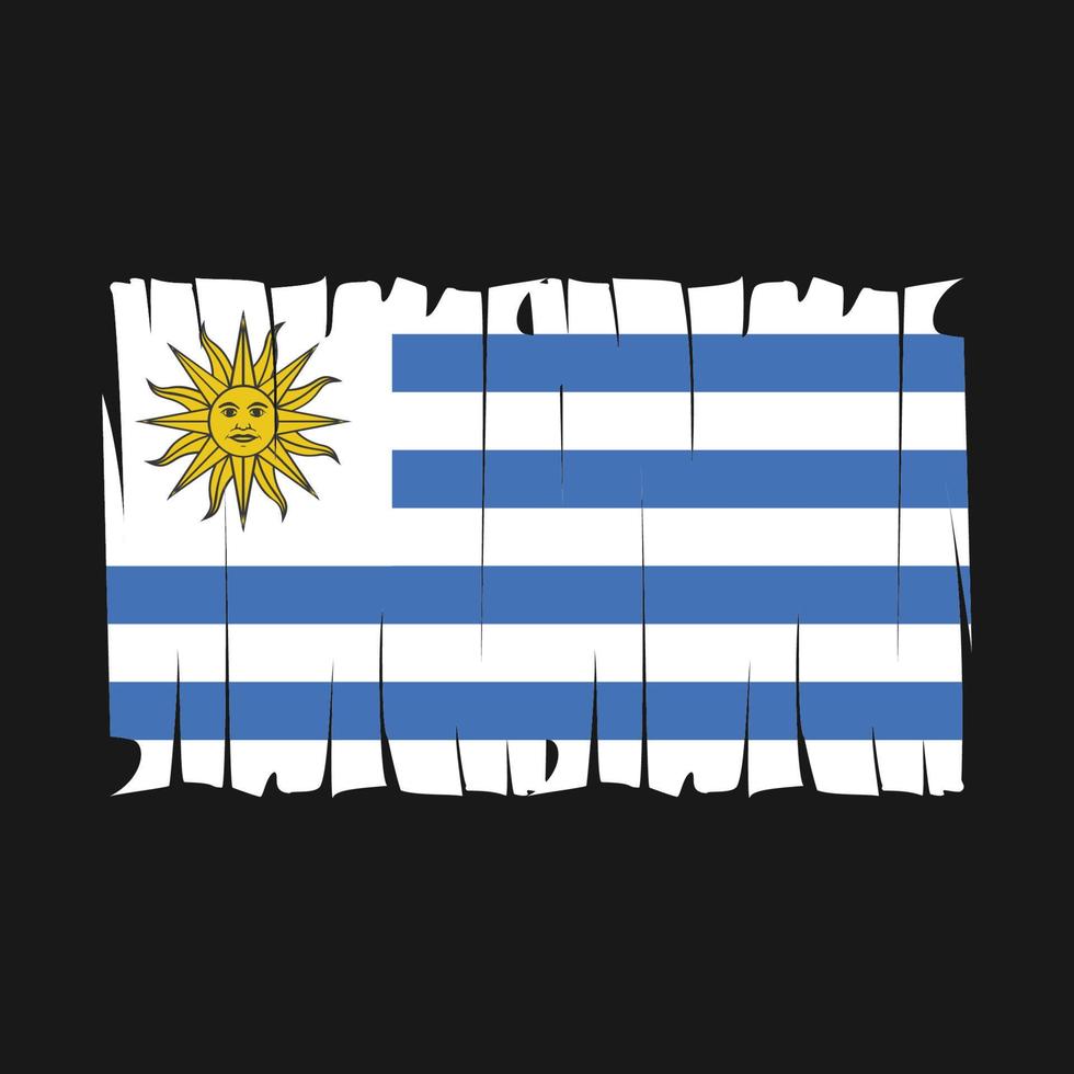 vector de bandera de uruguay