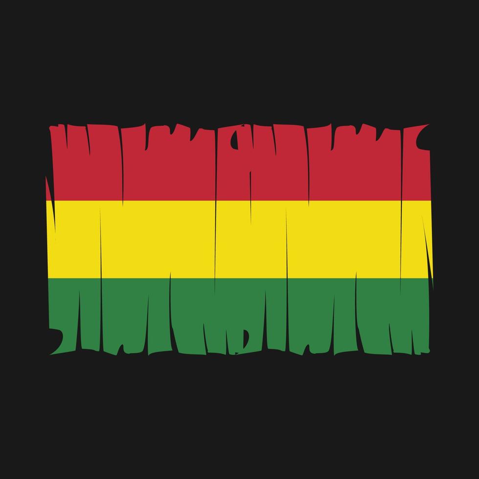 vector de bandera de bolivia