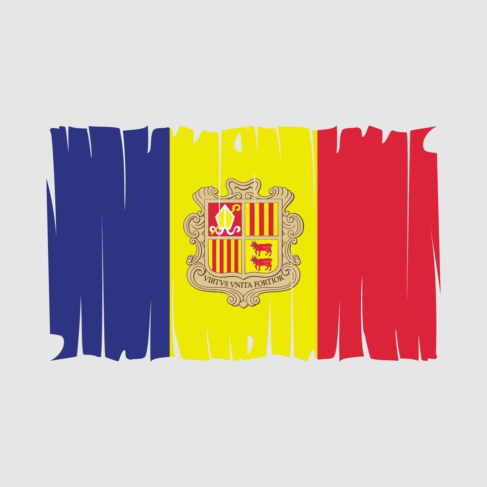 Andorra Flag Vector
