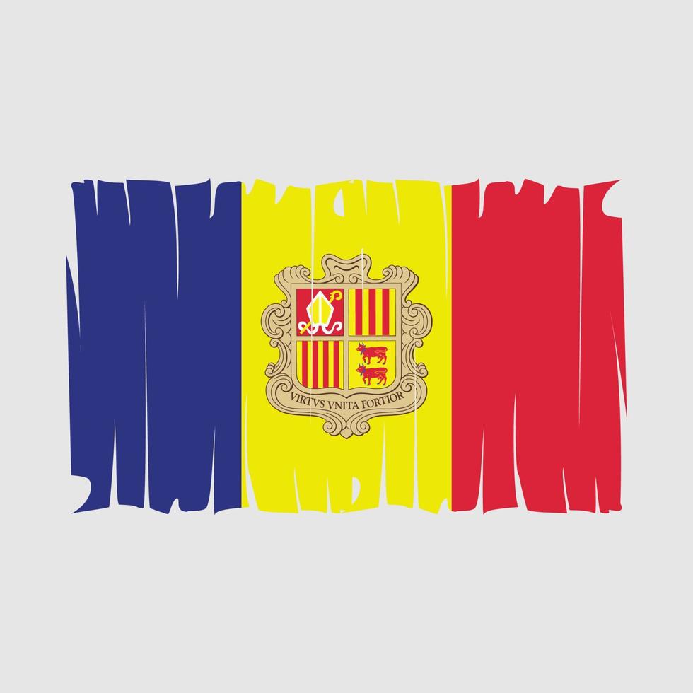 vector de la bandera de andorra