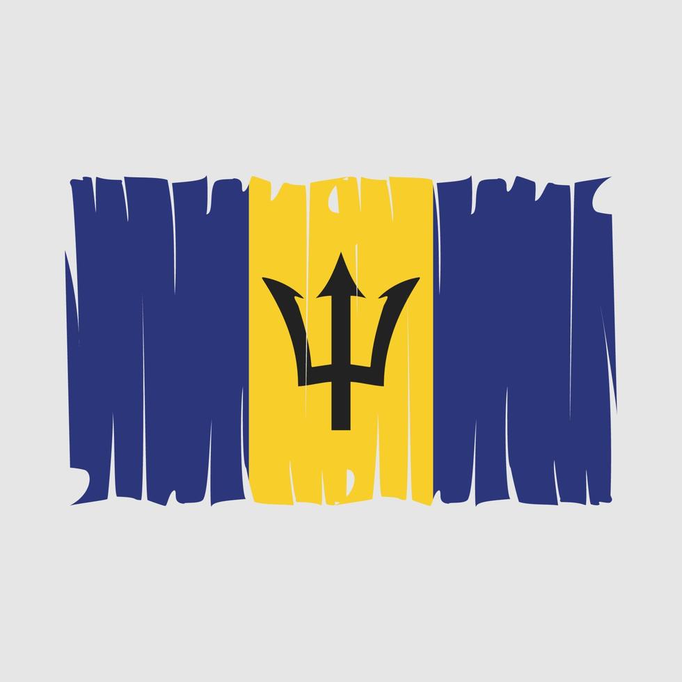 Barbados Flag Vector