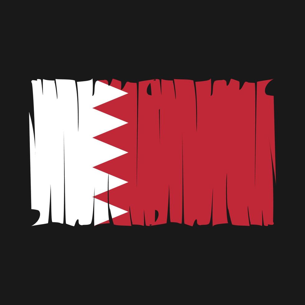 Bahrain Flag Vector