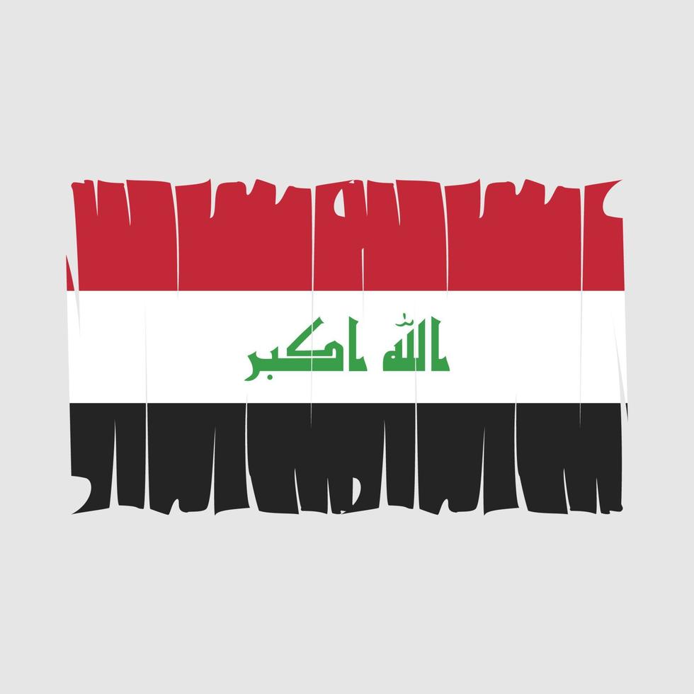 vector de bandera de irak