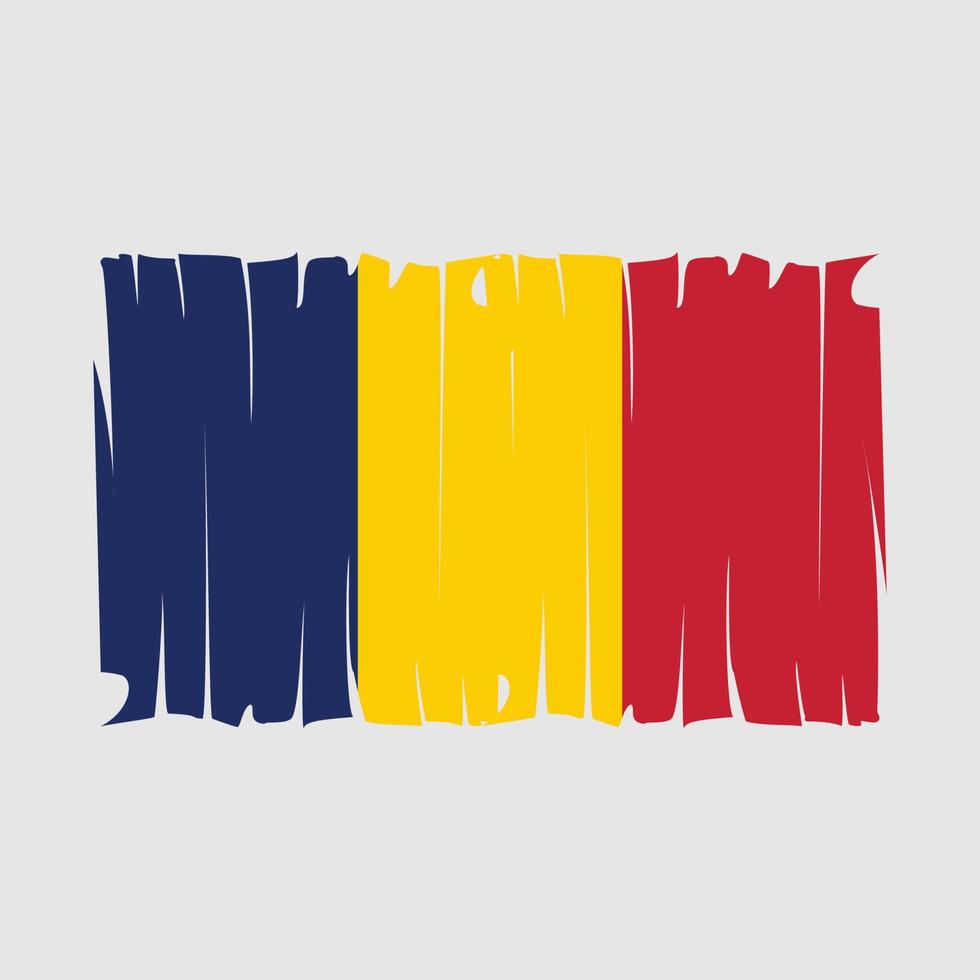 Chad Flag Vector