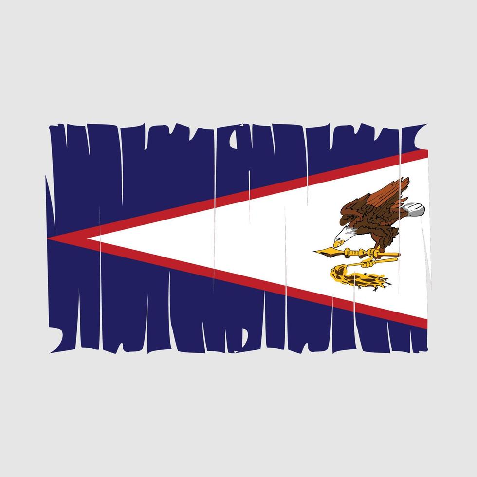 American Samoa Flag Vector