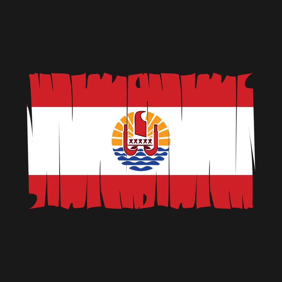 French Polynesia Flag Vector
