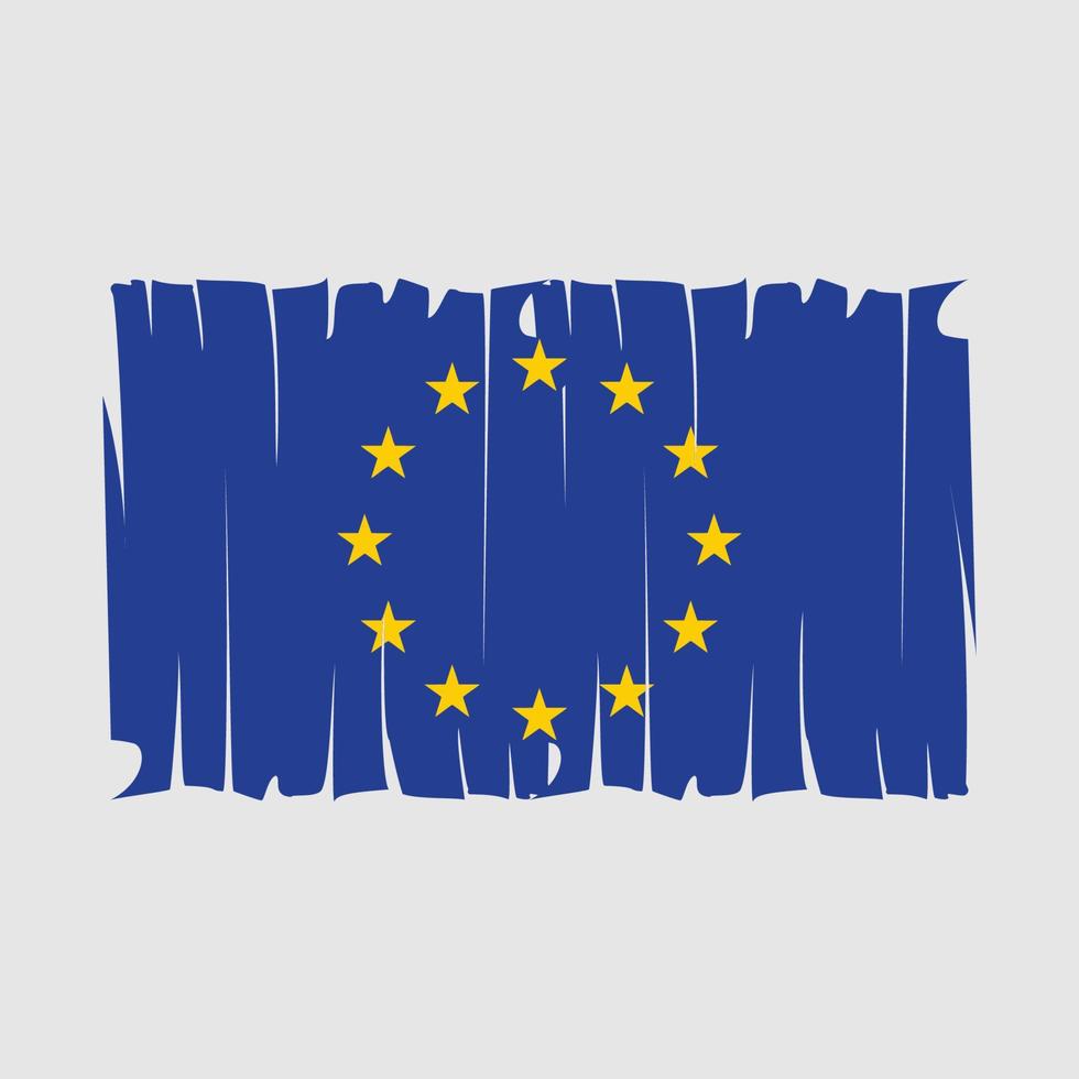 europeo bandera vector