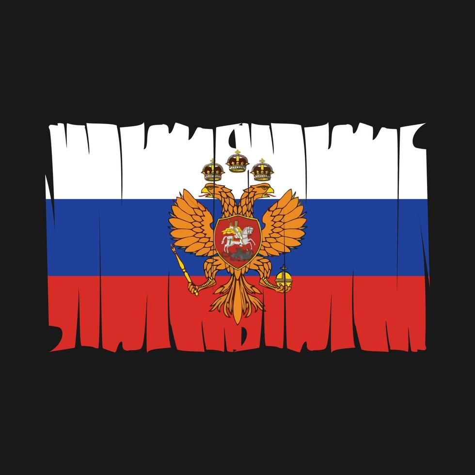 vector de bandera de rusia