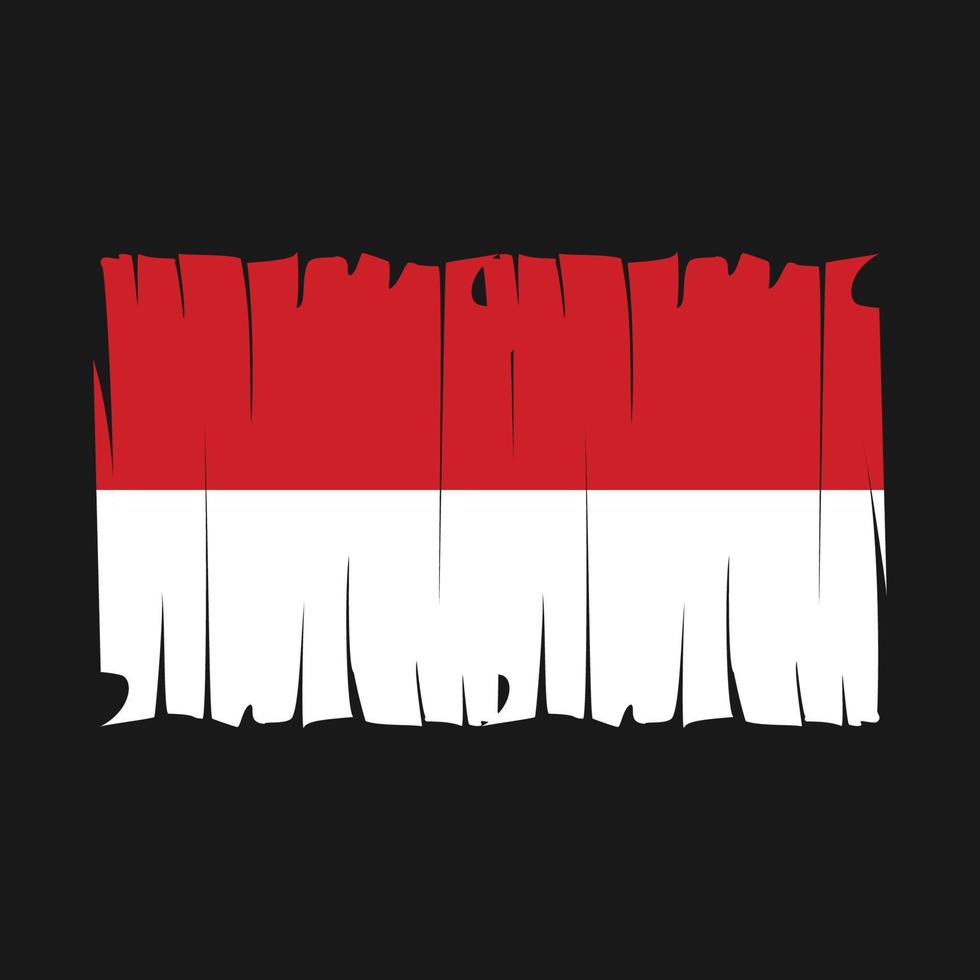 Monaco Flag Vector