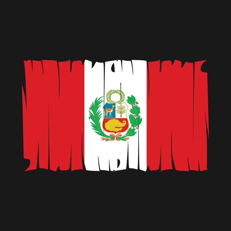 vector de bandera peru