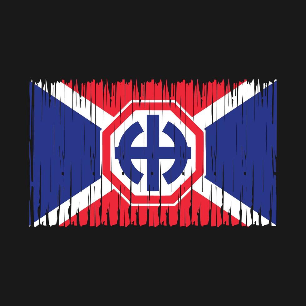 Soviet Flag Brush vector