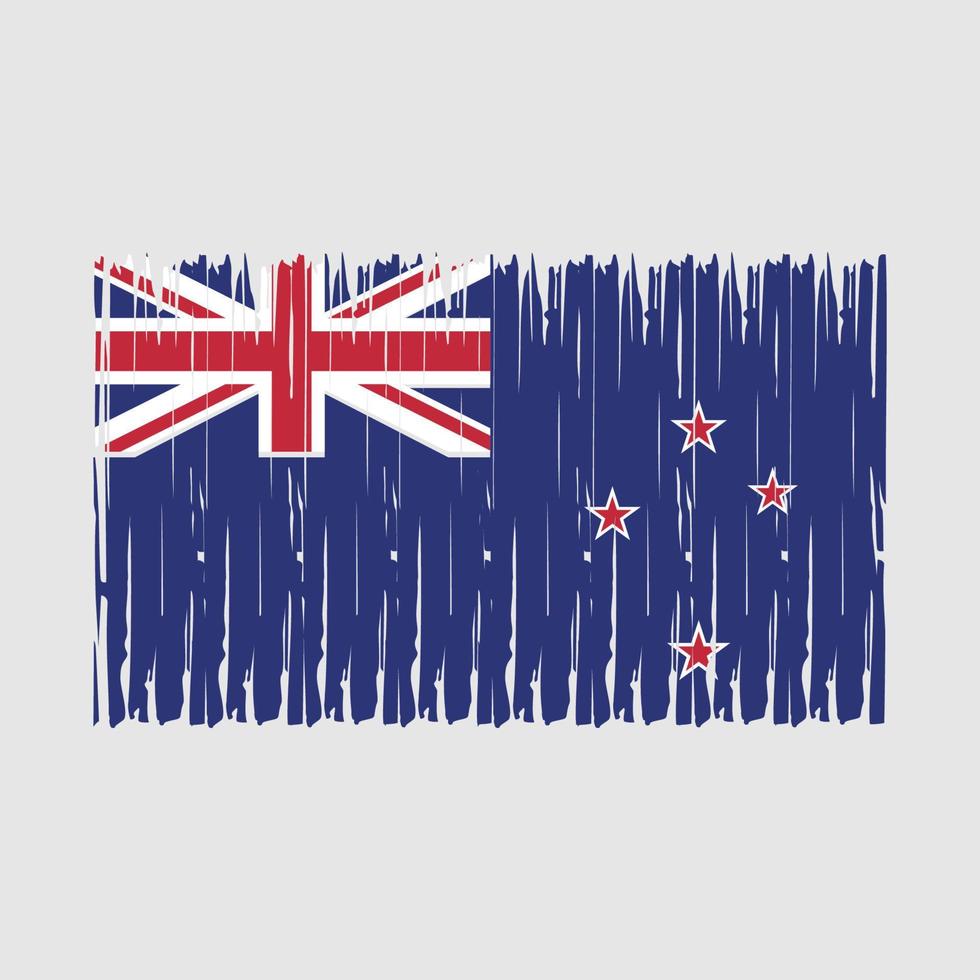 New Zealand Flag Brush vector
