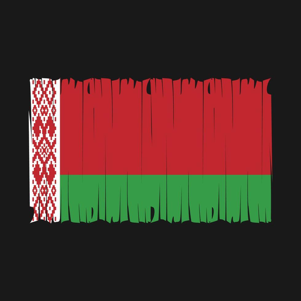 Belarus Flag Brush Vector Illustration