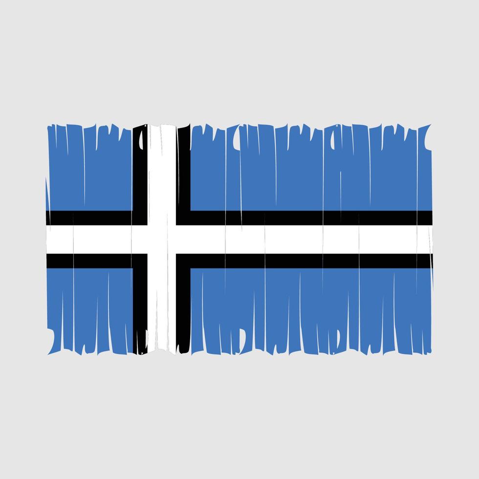 Ilustración de vector de cepillo de bandera de estonia