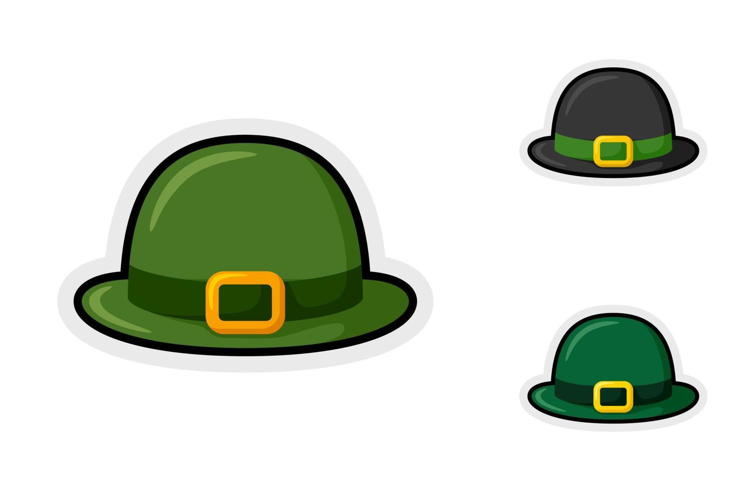 Note sticker set with Leprechaun Hat vector
