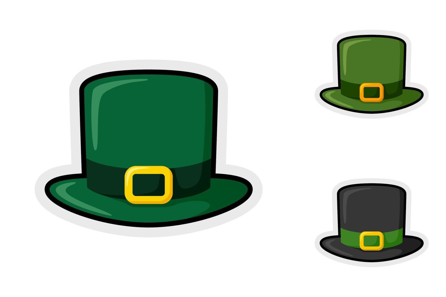 Note sticker set with Leprechaun Hat vector