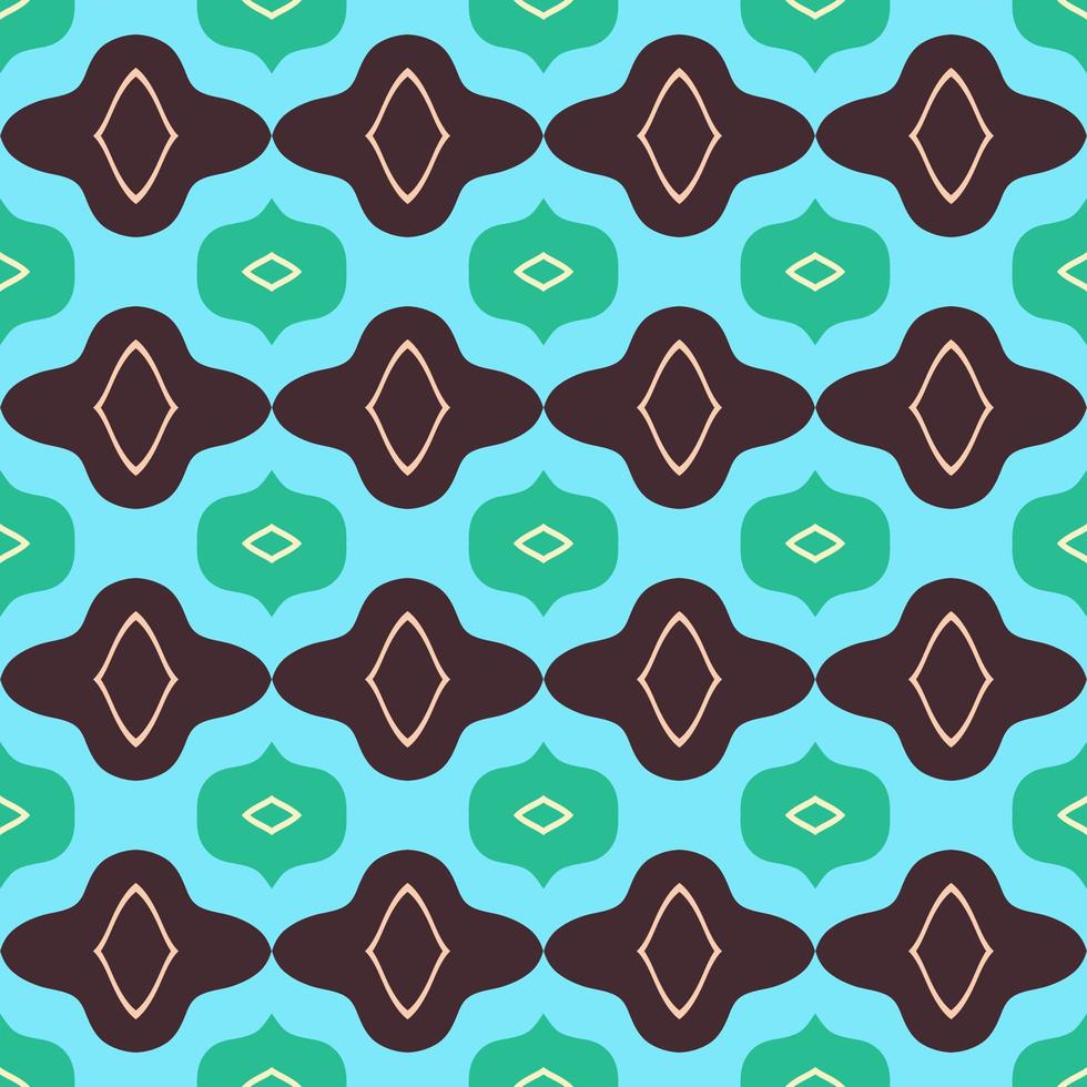 Retro kaleidoscope pattern in the style of the 70s and 60s. Geometric pattern photo