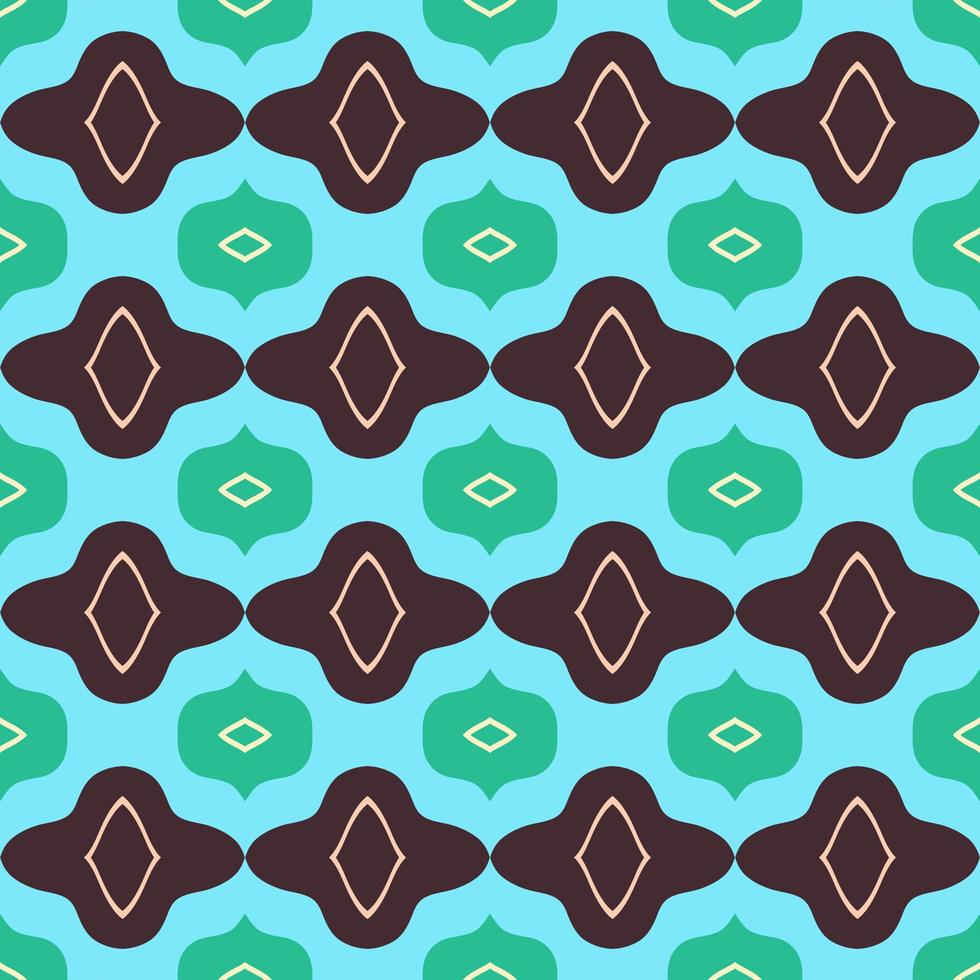 Retro kaleidoscope pattern in the style of the 70s and 60s. Geometric pattern photo