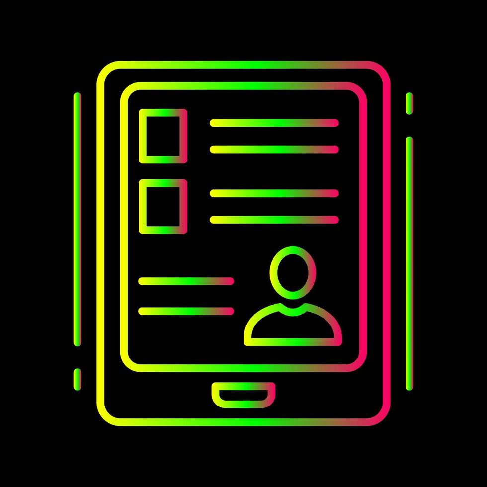 Tablet Vector Icon