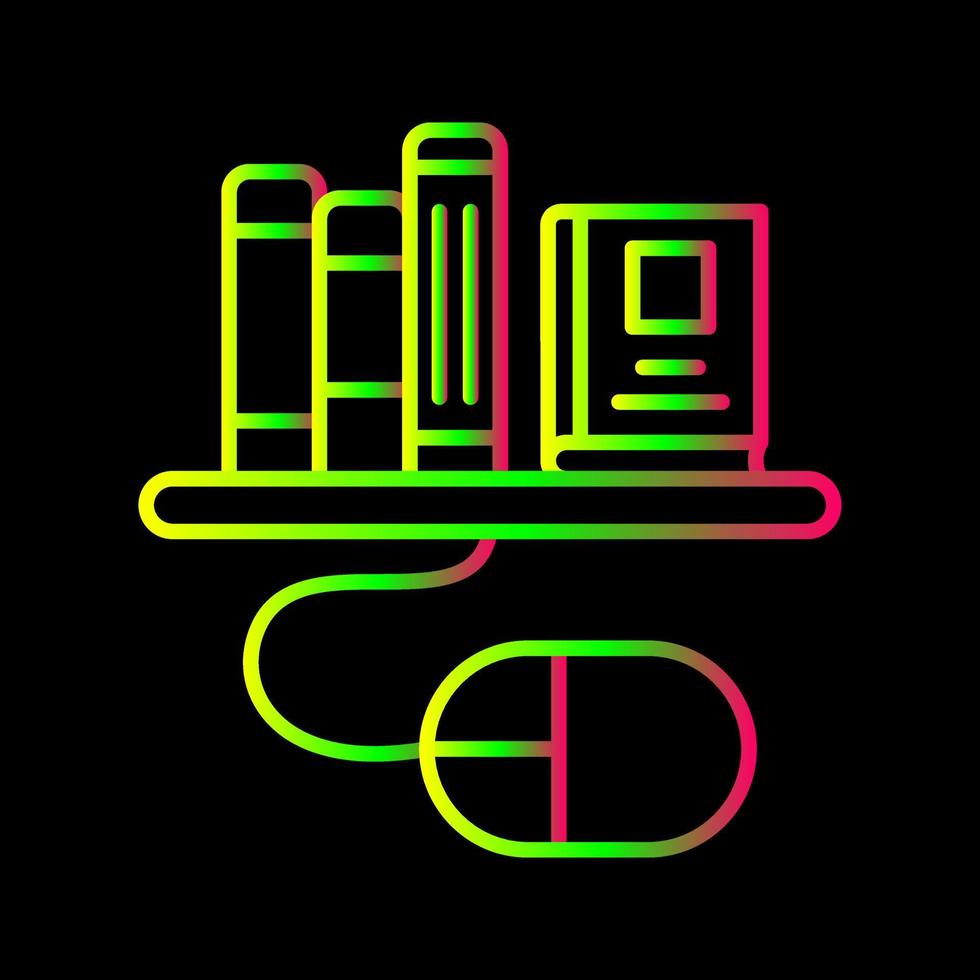 Digital Library Vector Icon 20227335 Vector Art at Vecteezy