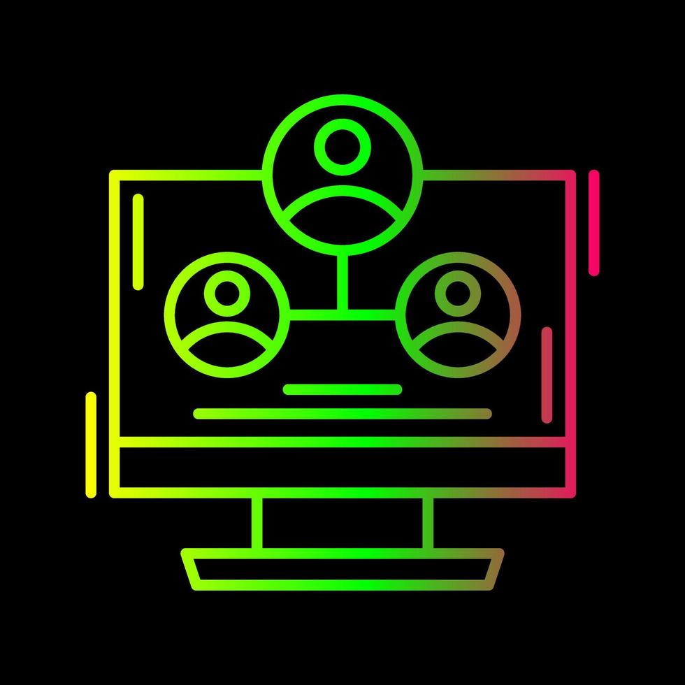 Hierarchy Structure Vector Icon