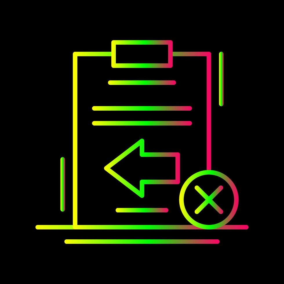 Return Failed Vector Icon