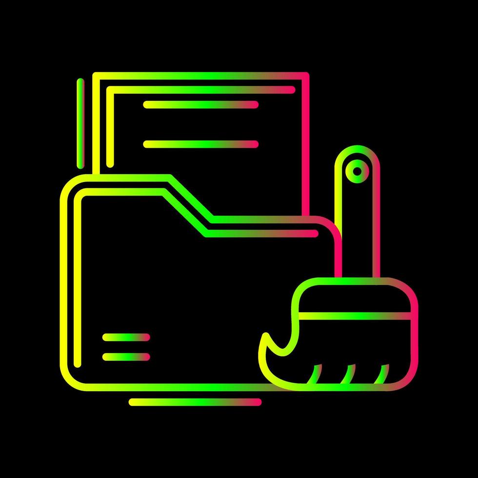 Data Cleaning Vector Icon