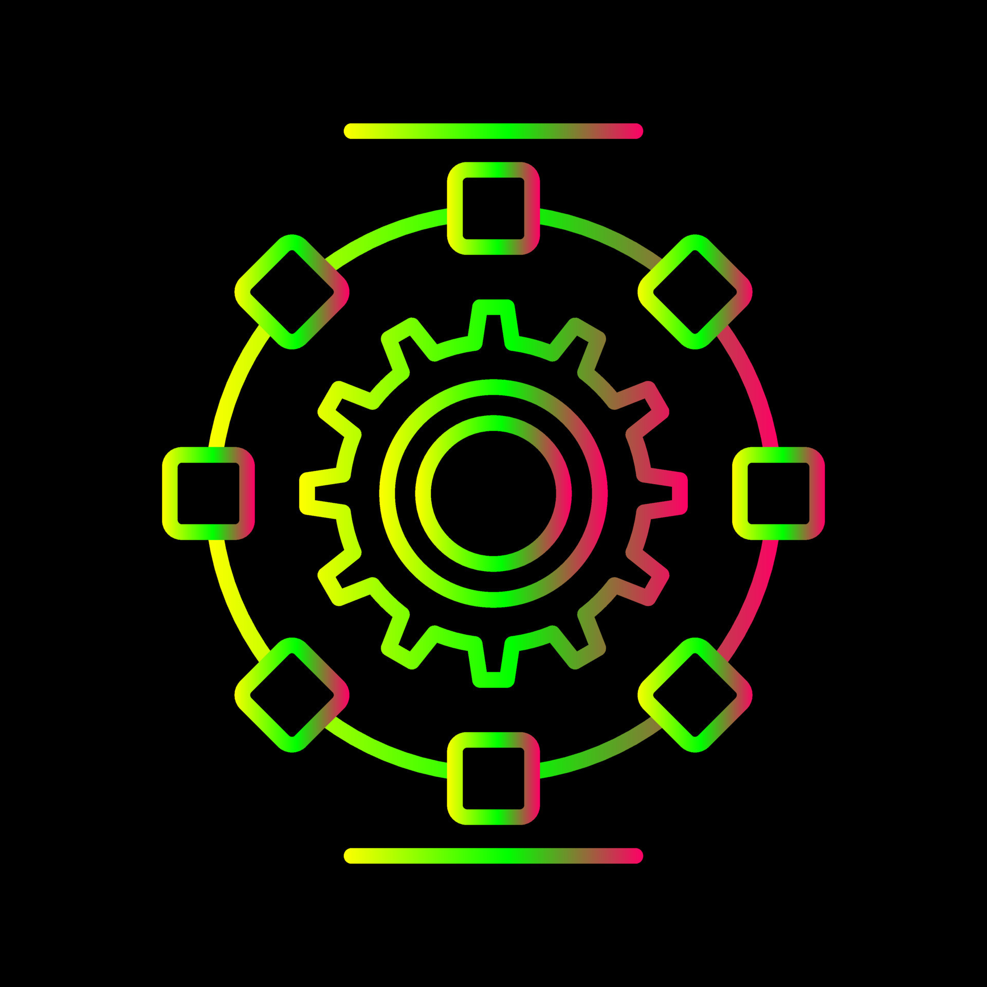 Automated Process Vector Icon 20227715 Vector Art at Vecteezy