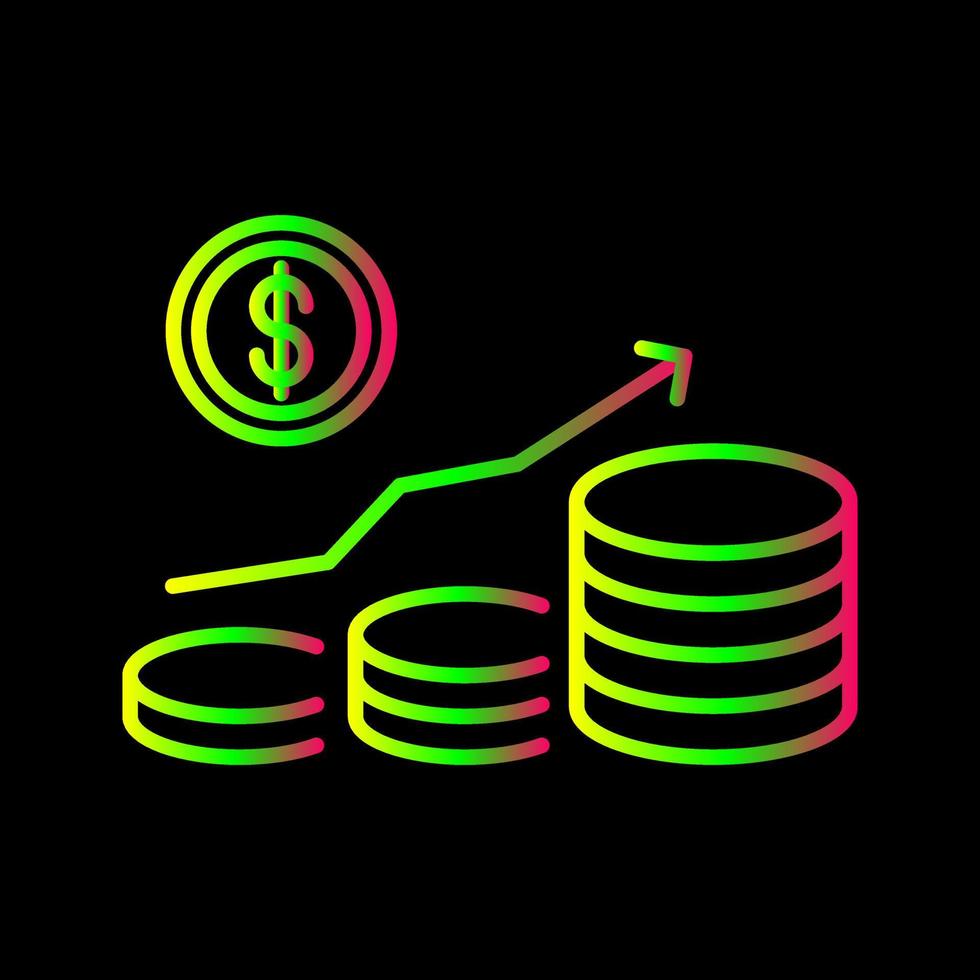 Money Growth Vector Icon