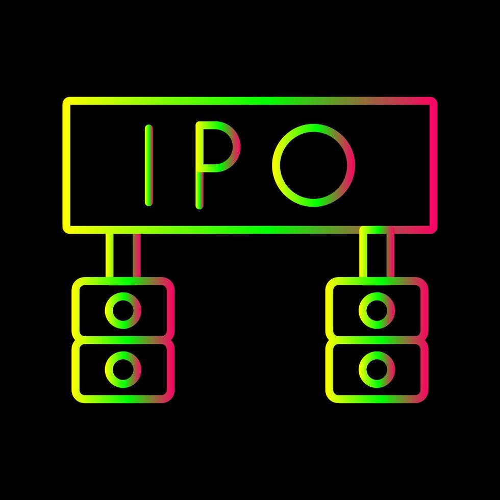 Ipo Vector Icon