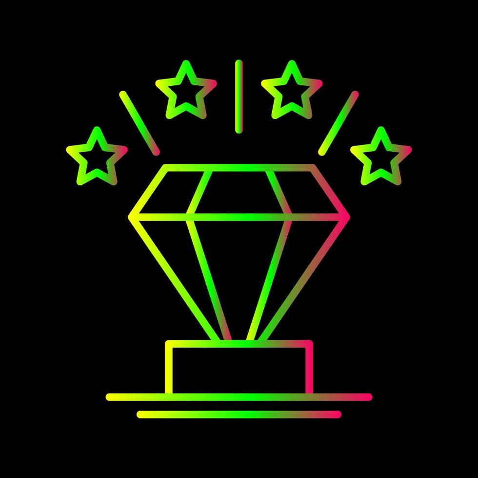 icono de vector de diamante