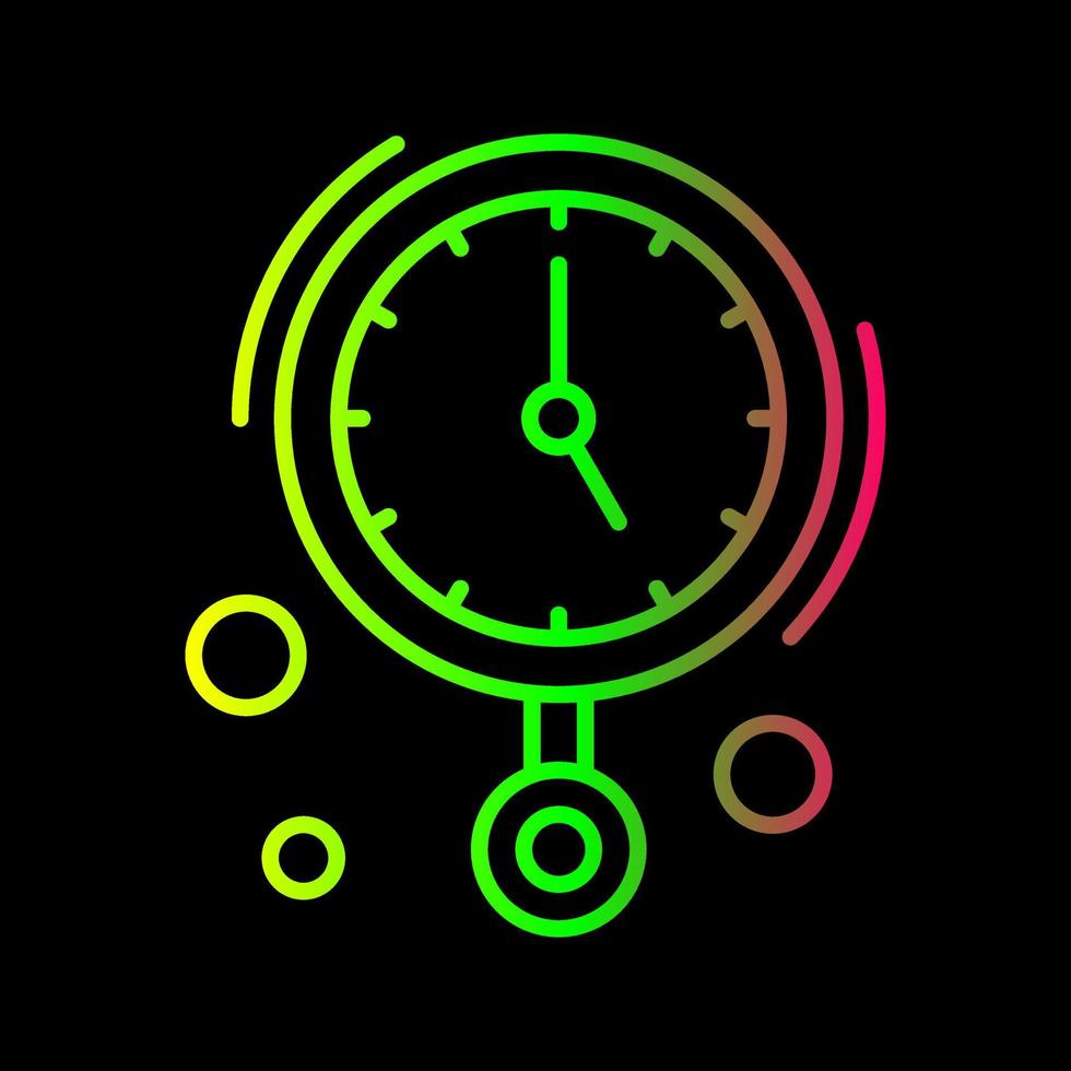 Wall Clock Vector Icon