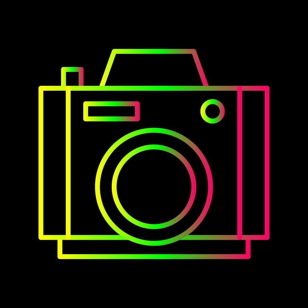 icono de vector de cámara de fotos