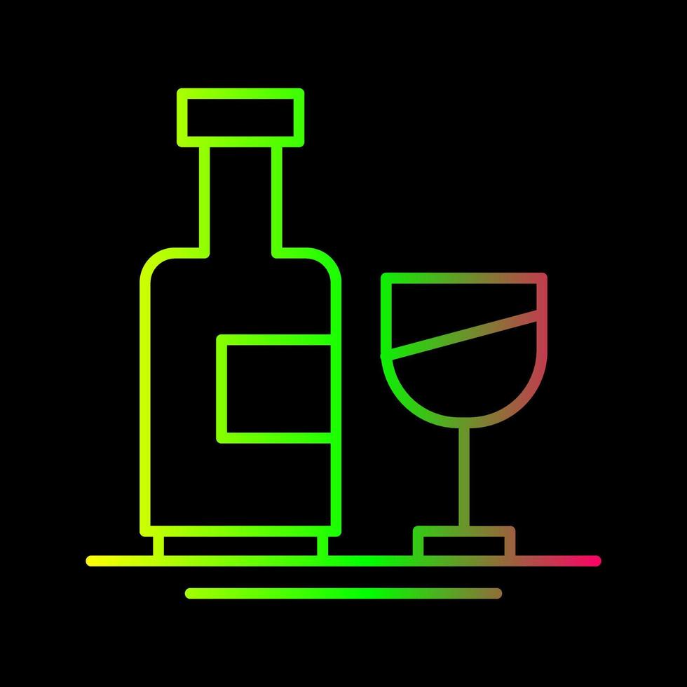 Wine Bottle Vector Icon