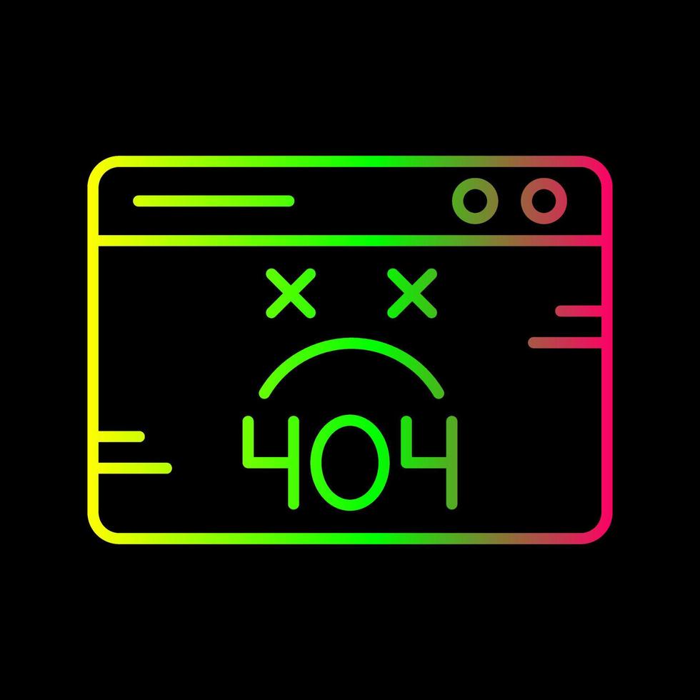 404 Error Vector Icon