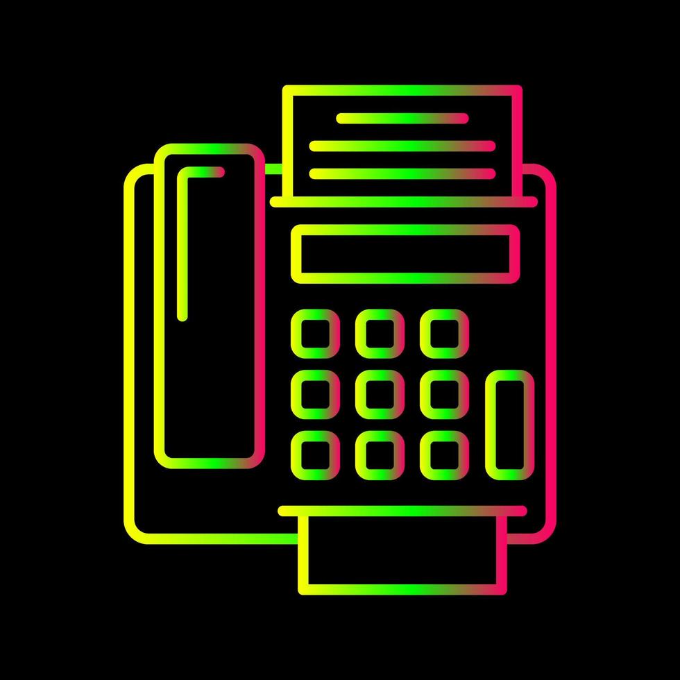 fax Machine Vector Icon